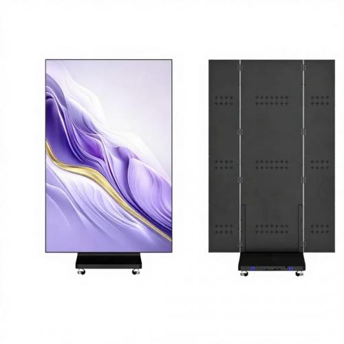 P2.5 GOB Premium Quality Movable 640*1920 /1280*1920 Tri- Fold Poster Led Display Screen forShopping Mall and Advertising